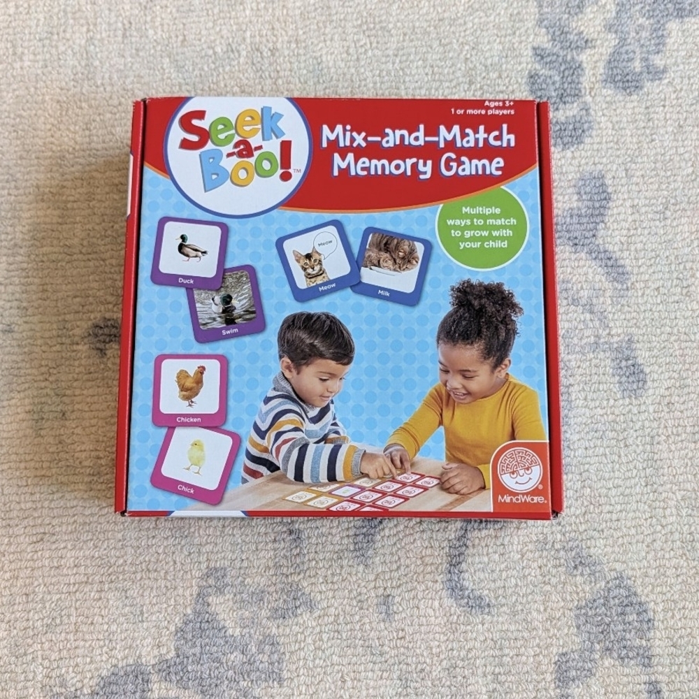 New Seek a Boo Mix and Match Memory Game